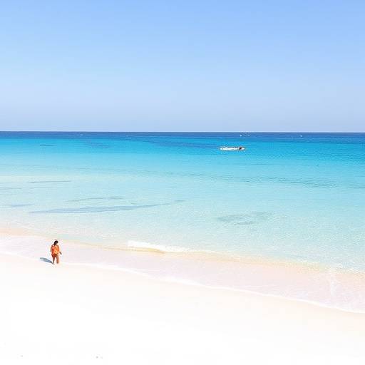 Spiaggia di San Vito Lo Capo con sabbia bianca e mare turchese